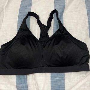 DSG Women’s High‎ Support Racerback Sports Bra Dark Black Size Large